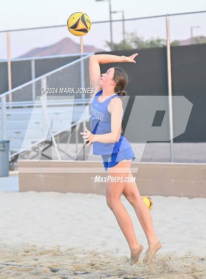 Thumbnail 3 in Xavier College Prep vs. Notre Dame Prep (AIA DI Pairs Finals) photogallery.