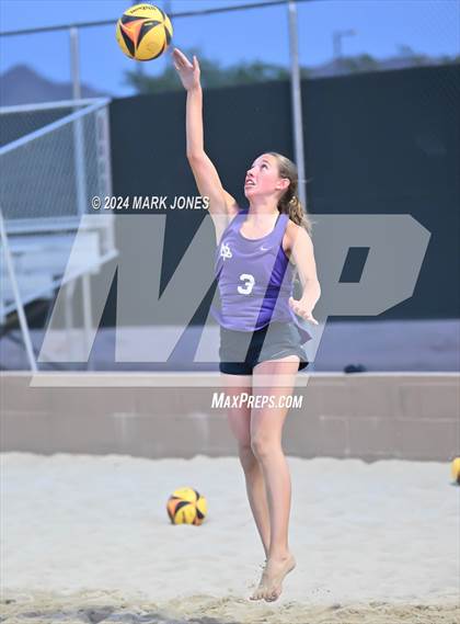 Thumbnail 2 in Xavier College Prep vs. Notre Dame Prep (AIA DI Pairs Finals) photogallery.