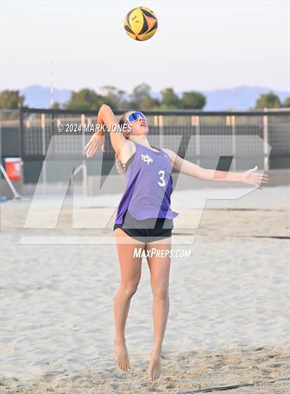Thumbnail 2 in Xavier College Prep vs. Notre Dame Prep (AIA DI Pairs Finals) photogallery.