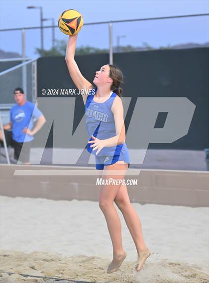 Thumbnail 3 in Xavier College Prep vs. Notre Dame Prep (AIA DI Pairs Finals) photogallery.