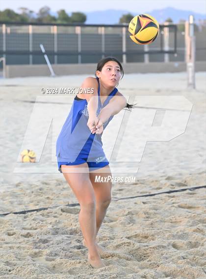 Thumbnail 2 in Xavier College Prep vs. Notre Dame Prep (AIA DI Pairs Finals) photogallery.
