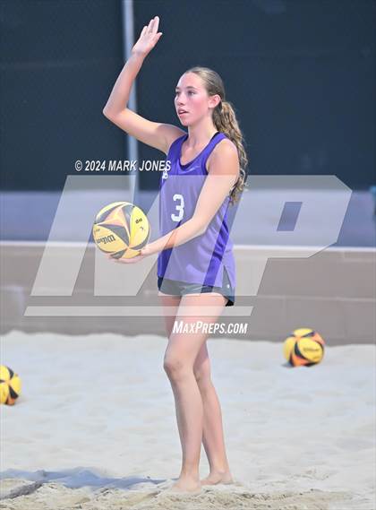 Thumbnail 3 in Xavier College Prep vs. Notre Dame Prep (AIA DI Pairs Finals) photogallery.