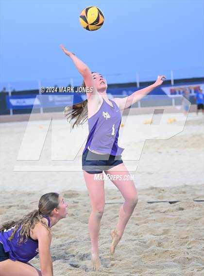 Thumbnail 3 in Xavier College Prep vs. Notre Dame Prep (AIA DI Pairs Finals) photogallery.