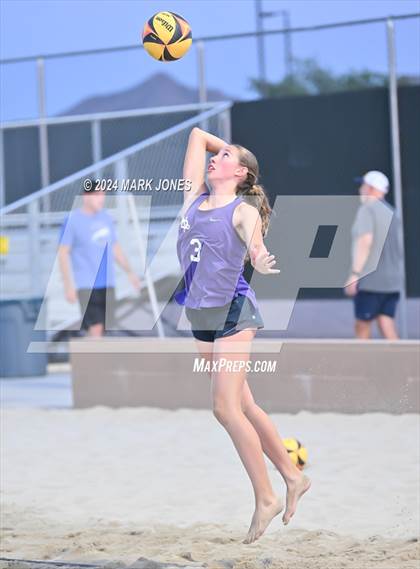 Thumbnail 3 in Xavier College Prep vs. Notre Dame Prep (AIA DI Pairs Finals) photogallery.