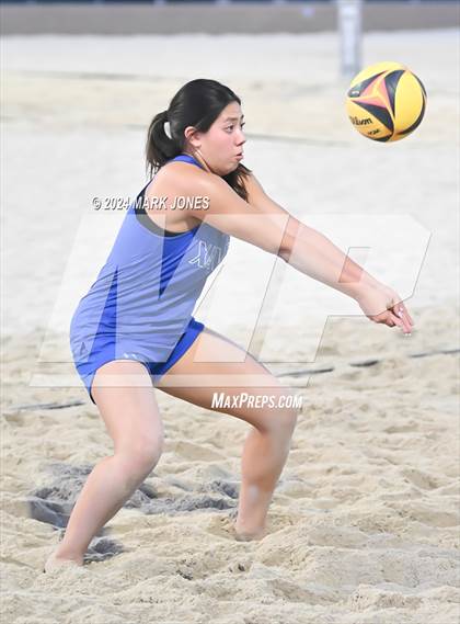 Thumbnail 2 in Xavier College Prep vs. Notre Dame Prep (AIA DI Pairs Finals) photogallery.