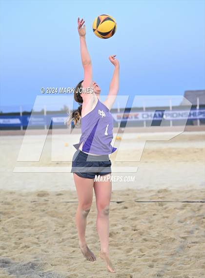 Thumbnail 1 in Xavier College Prep vs. Notre Dame Prep (AIA DI Pairs Finals) photogallery.