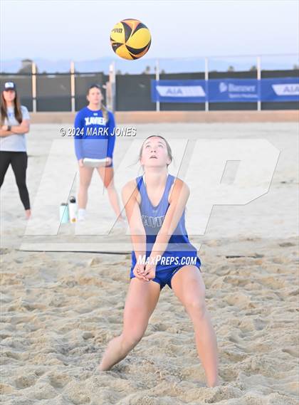 Thumbnail 3 in Xavier College Prep vs. Notre Dame Prep (AIA DI Pairs Finals) photogallery.