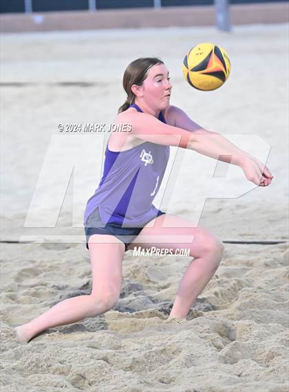 Thumbnail 3 in Xavier College Prep vs. Notre Dame Prep (AIA DI Pairs Finals) photogallery.
