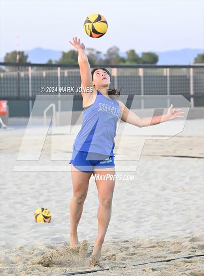 Thumbnail 1 in Xavier College Prep vs. Notre Dame Prep (AIA DI Pairs Finals) photogallery.