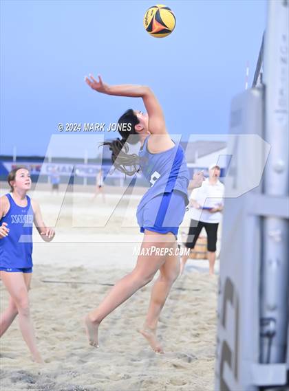 Thumbnail 2 in Xavier College Prep vs. Notre Dame Prep (AIA DI Pairs Finals) photogallery.