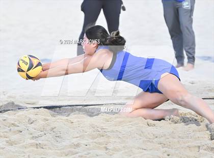 Thumbnail 2 in Xavier College Prep vs. Notre Dame Prep (AIA DI Pairs Finals) photogallery.