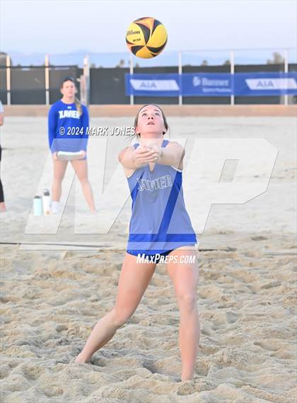 Thumbnail 1 in Xavier College Prep vs. Notre Dame Prep (AIA DI Pairs Finals) photogallery.