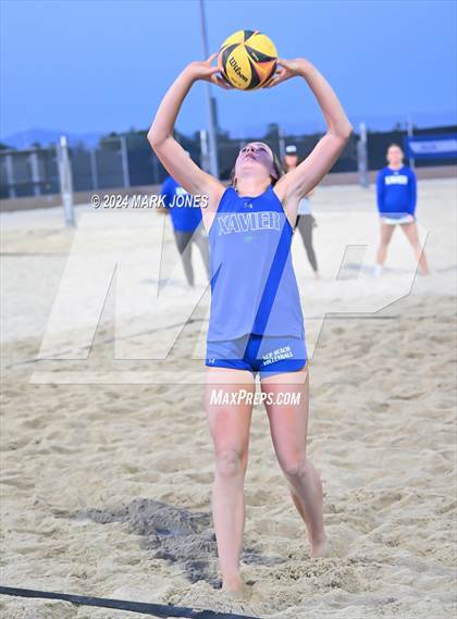 Thumbnail 1 in Xavier College Prep vs. Notre Dame Prep (AIA DI Pairs Finals) photogallery.