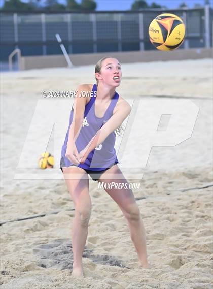 Thumbnail 2 in Xavier College Prep vs. Notre Dame Prep (AIA DI Pairs Finals) photogallery.