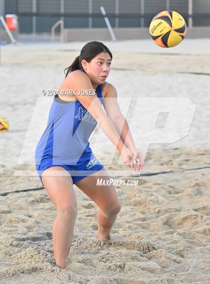 Thumbnail 2 in Xavier College Prep vs. Notre Dame Prep (AIA DI Pairs Finals) photogallery.