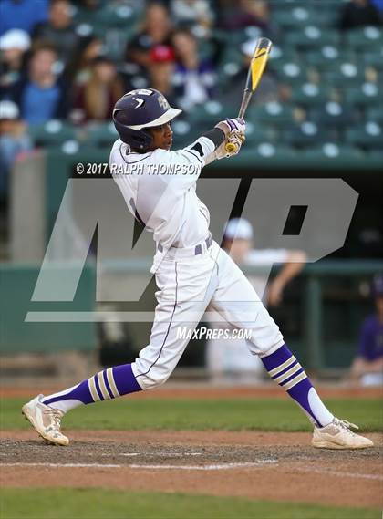 Thumbnail 3 in Valley Christian vs. Bradshaw Christian @ Raley Field photogallery.