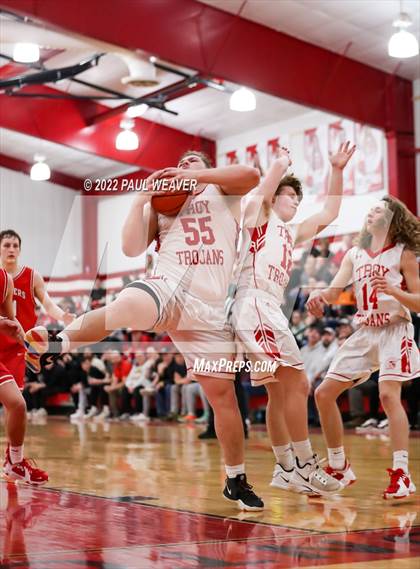 Thumbnail 3 in Bloomsburg vs. Troy (PIAA District IV Class AAA Semi-final) photogallery.
