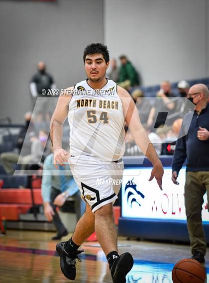 Thumbnail 3 in Toledo vs North Beach (WIAA 2B District Playoff) photogallery.