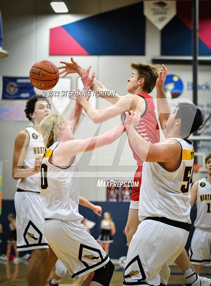 Thumbnail 1 in Toledo vs North Beach (WIAA 2B District Playoff) photogallery.
