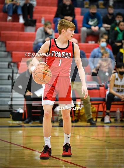 Thumbnail 3 in Toledo vs North Beach (WIAA 2B District Playoff) photogallery.