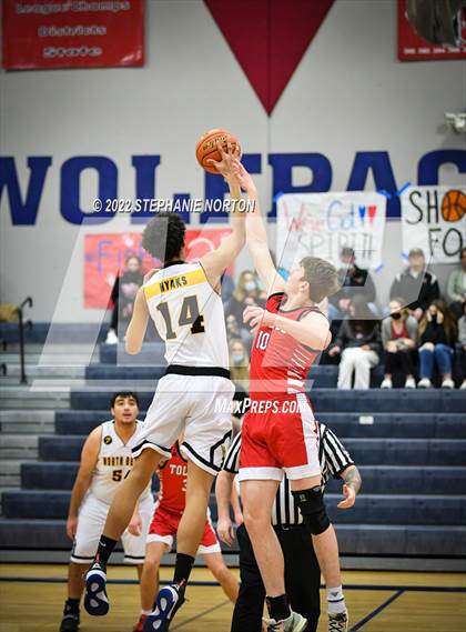 Thumbnail 1 in Toledo vs North Beach (WIAA 2B District Playoff) photogallery.