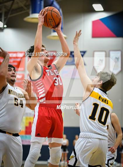 Thumbnail 2 in Toledo vs North Beach (WIAA 2B District Playoff) photogallery.