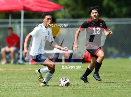 Thumbnail 3 in Berean Baptist Academy vs  Freedom Christian Academy (BBA Soccer Jamboree) photogallery.