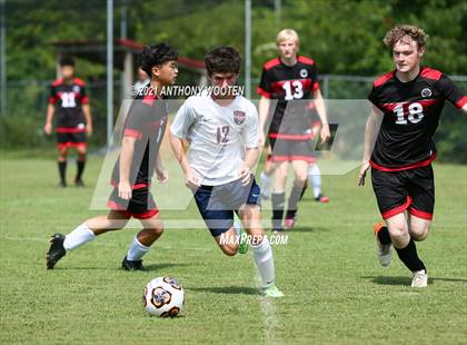 Thumbnail 3 in Berean Baptist Academy vs  Freedom Christian Academy (BBA Soccer Jamboree) photogallery.