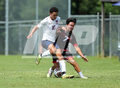 Thumbnail 3 in Berean Baptist Academy vs  Freedom Christian Academy (BBA Soccer Jamboree) photogallery.