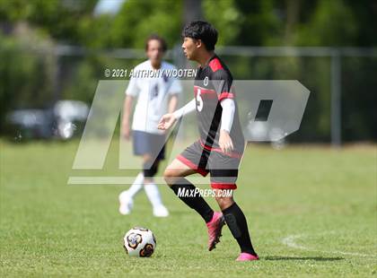 Thumbnail 2 in Berean Baptist Academy vs  Freedom Christian Academy (BBA Soccer Jamboree) photogallery.
