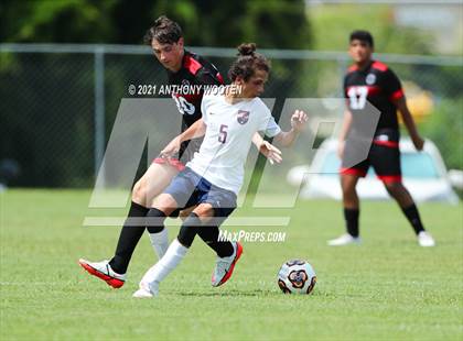 Thumbnail 3 in Berean Baptist Academy vs  Freedom Christian Academy (BBA Soccer Jamboree) photogallery.