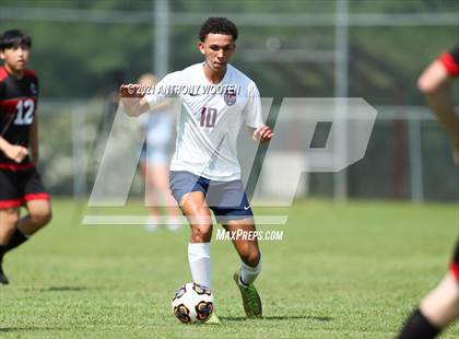 Thumbnail 2 in Berean Baptist Academy vs  Freedom Christian Academy (BBA Soccer Jamboree) photogallery.