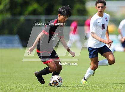 Thumbnail 1 in Berean Baptist Academy vs  Freedom Christian Academy (BBA Soccer Jamboree) photogallery.