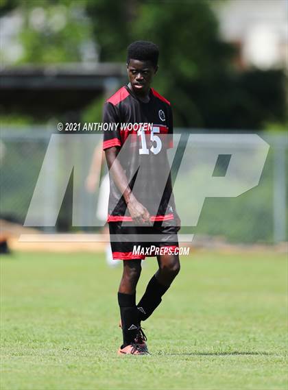 Thumbnail 3 in Berean Baptist Academy vs  Freedom Christian Academy (BBA Soccer Jamboree) photogallery.