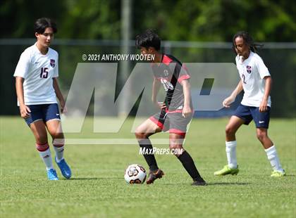Thumbnail 1 in Berean Baptist Academy vs  Freedom Christian Academy (BBA Soccer Jamboree) photogallery.