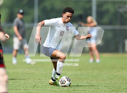 Thumbnail 1 in Berean Baptist Academy vs  Freedom Christian Academy (BBA Soccer Jamboree) photogallery.