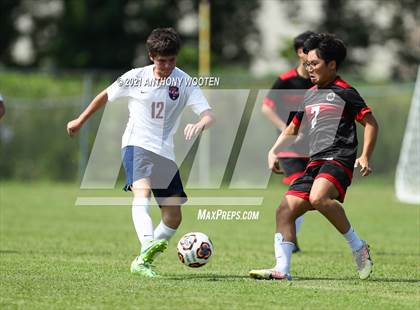Thumbnail 3 in Berean Baptist Academy vs  Freedom Christian Academy (BBA Soccer Jamboree) photogallery.