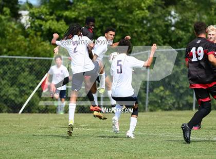 Thumbnail 2 in Berean Baptist Academy vs  Freedom Christian Academy (BBA Soccer Jamboree) photogallery.