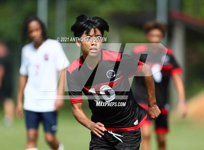 Thumbnail 3 in Berean Baptist Academy vs  Freedom Christian Academy (BBA Soccer Jamboree) photogallery.