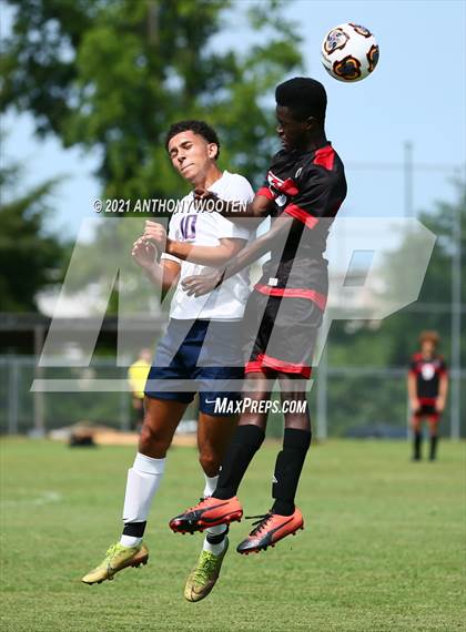 Thumbnail 1 in Berean Baptist Academy vs  Freedom Christian Academy (BBA Soccer Jamboree) photogallery.