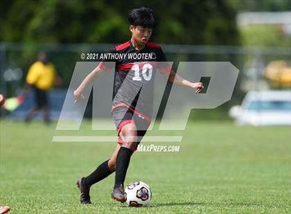 Thumbnail 3 in Berean Baptist Academy vs  Freedom Christian Academy (BBA Soccer Jamboree) photogallery.