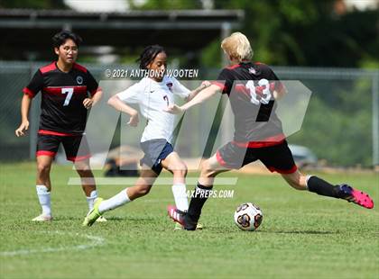 Thumbnail 2 in Berean Baptist Academy vs  Freedom Christian Academy (BBA Soccer Jamboree) photogallery.