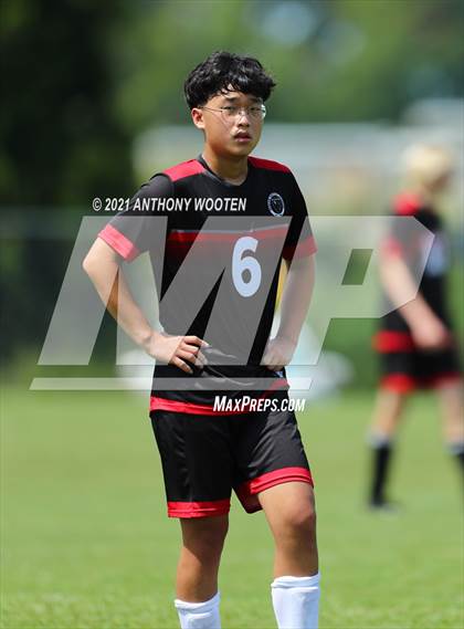 Thumbnail 1 in Berean Baptist Academy vs  Freedom Christian Academy (BBA Soccer Jamboree) photogallery.