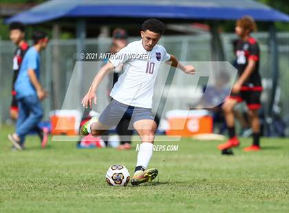 Thumbnail 3 in Berean Baptist Academy vs  Freedom Christian Academy (BBA Soccer Jamboree) photogallery.