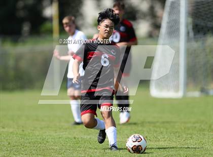 Thumbnail 1 in Berean Baptist Academy vs  Freedom Christian Academy (BBA Soccer Jamboree) photogallery.