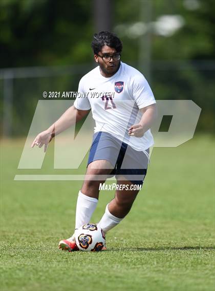 Thumbnail 1 in Berean Baptist Academy vs  Freedom Christian Academy (BBA Soccer Jamboree) photogallery.