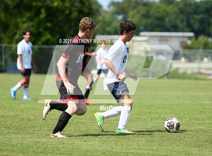 Thumbnail 2 in Berean Baptist Academy vs  Freedom Christian Academy (BBA Soccer Jamboree) photogallery.