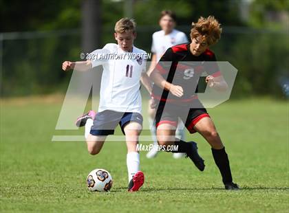 Thumbnail 1 in Berean Baptist Academy vs  Freedom Christian Academy (BBA Soccer Jamboree) photogallery.