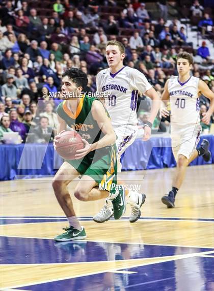 Thumbnail 1 in Westbrook vs. Trinity Catholic (CIAC Class S Final) photogallery.