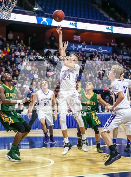 Thumbnail 2 in Westbrook vs. Trinity Catholic (CIAC Class S Final) photogallery.